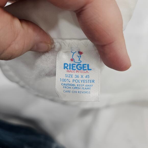 Reigel USA Brushcreek Creative Fleece Satin White Baby Blanket Bear Cloud Sleepy - Picture 4 of 5